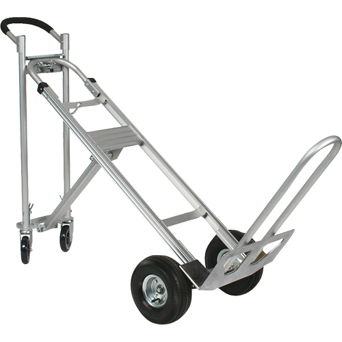 Three-Position Spartan III Convertible Hand Truck, Aluminum, 750 lbs. Capacity TGS INDUSTRIEL