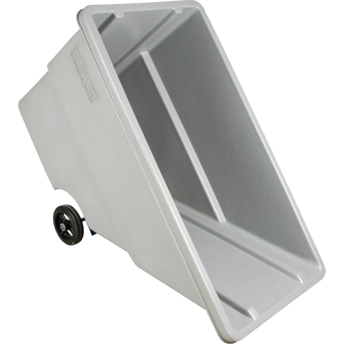 Chariot basculeur en acier, Poly&eacute;thyl&egrave;ne, 0,625 vg³, Capacit&eacute; de charge de 500 lb TGS INDUSTRIEL