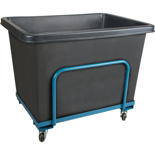 Tapered Wall Box Truck, Polyethylene, 43" L x 30" W x 33" H, 16 cu. ft. Volume, 800 lbs. Capacity TGS INDUSTRIEL