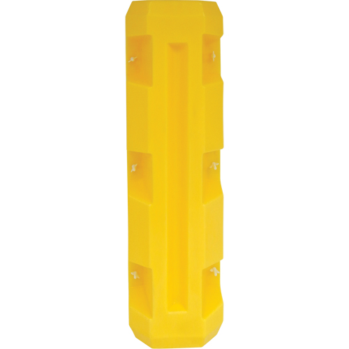 Protecteur de colonne &eacute;troite, Ouverture int&eacute;rieure 6" x 6", 12" lo x 12" la x 42" h, Jaune TGS INDUSTRIEL