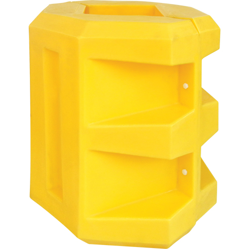 Short Column Protector, 10" x 10" Inside Opening, 24" L x 24" W x 24" H, Yellow TGS INDUSTRIEL