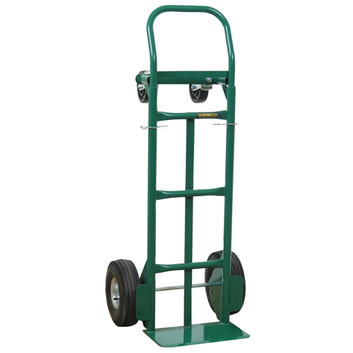 Greenline Economical Convertible Hand Truck, Steel, 600 lbs. Capacity TGS INDUSTRIEL