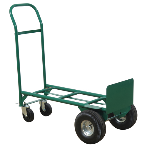 Greenline Economical Convertible Hand Truck, Steel, 600 lbs. Capacity TGS INDUSTRIEL
