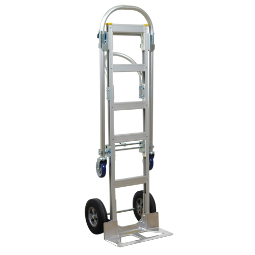 SPTN-SR-T18-SR Spartan Sr. Convertible Hand Truck, Aluminum, 1000 lbs. Capacity TGS INDUSTRIEL