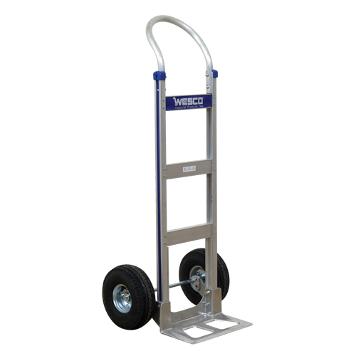 Cobra-Lite Hand Truck - 410-T14-P, Continuous Handle, Aluminum, 49" Height, 600 lbs. Capacity TGS INDUSTRIEL
