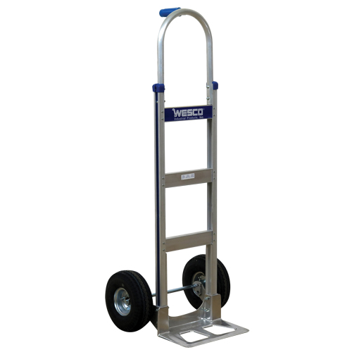 Cobra-Lite Hand Truck - 410-T14-P, Single Grip Handle, Aluminum, 52" Height, 600 lbs. Capacity TGS INDUSTRIEL
