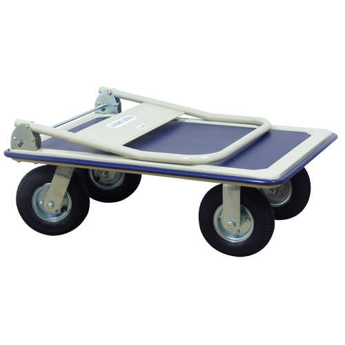 Chariot &agrave; plateforme avec poign&eacute;e pliante, Acier, 660 lb, 35" lo x 23" la, Hauteur 43,5" TGS INDUSTRIEL