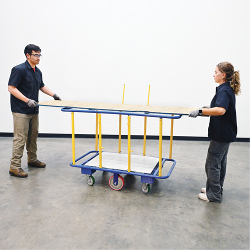 Horizontal Panel Cart, 63-7/16" x 28-1/2" x 40-15/16", 2000 lbs. Capacity TGS INDUSTRIEL