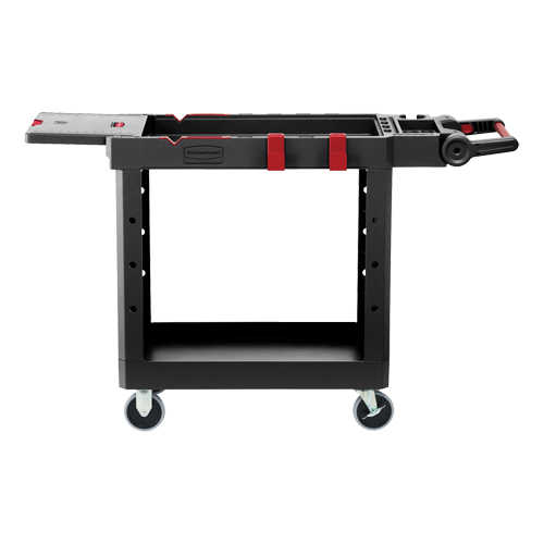 Heavy-Duty Adaptable Utility Cart, 2 Tiers, 17-3/4" x 36" x 46-1/5", 500 lbs. Capacity TGS INDUSTRIEL