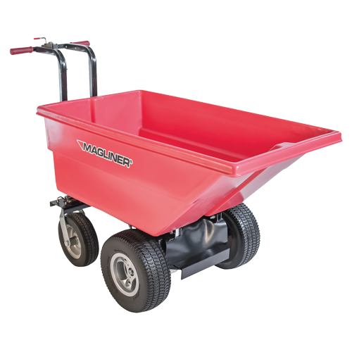 Chariot &agrave; bascule motoris&eacute;, Capacit&eacute; 6 cu.ft., 40" h x 25" la x 56" p TGS INDUSTRIEL