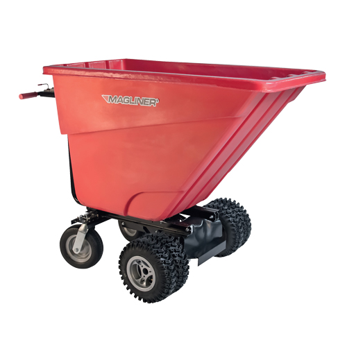 Chariot &agrave; bascule motoris&eacute;, Capacit&eacute; 13.5 cu.ft., 45" h x 33-1/2" la x 68" p TGS INDUSTRIEL