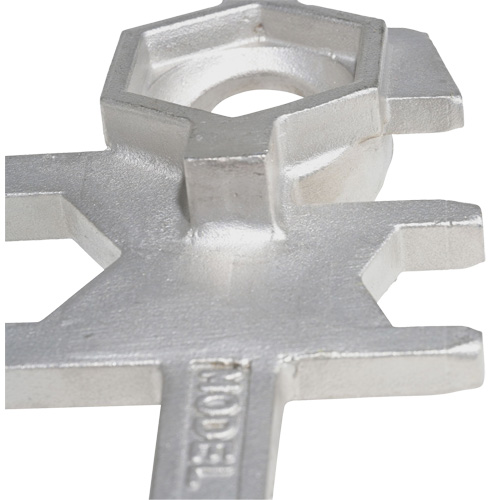 Cl&eacute; pour baril, Ouverture de 3/4"/2", Poign&eacute;e 9-1/2", Acier inoxydable TGS INDUSTRIEL