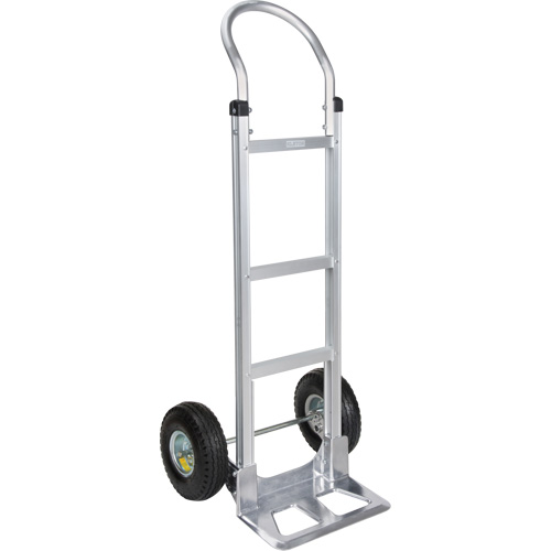Knocked Down Hand Truck, Continuous Handle, Aluminum, 49-5/8" Height, 500 lbs. Capacity TGS INDUSTRIEL