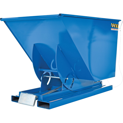 Conteneur autobasculeur, Acier, 1 vg³, Bleu TGS INDUSTRIEL