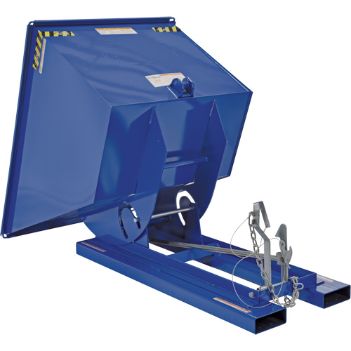 Conteneur autobasculeur, Acier, 1 vg³, Bleu TGS INDUSTRIEL