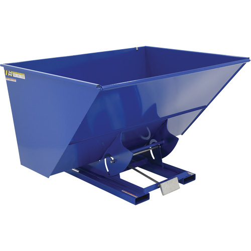 Conteneur autobasculeur, Acier, 3 vg³, Bleu TGS INDUSTRIEL