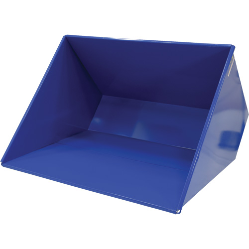Conteneur autobasculeur, Acier, 3 vg³, Bleu TGS INDUSTRIEL