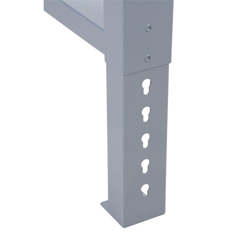 Pattes d'&eacute;tabli pour service industriel, Acier, 24" p x 34" h, Simple TGS INDUSTRIEL