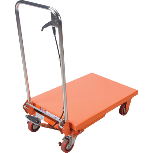 Hydraulic Scissor Lift Table, 27-1/2" L x 17-3/4" W, Steel, 330 lbs. Capacity TGS INDUSTRIEL