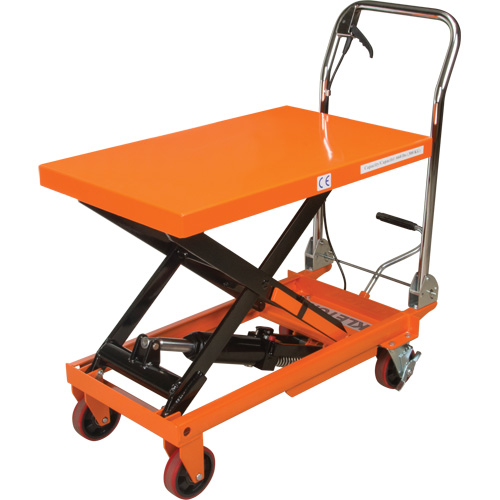 Table &eacute;l&eacute;vatrice &agrave; ciseaux hydraulique, 32" lo x 19-3/4" la, Acier, Capacit&eacute; 660 lb TGS INDUSTRIEL
