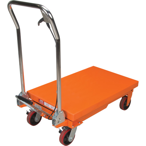 Table &eacute;l&eacute;vatrice &agrave; ciseaux hydraulique, 32" lo x 19-3/4" la, Acier, Capacit&eacute; 660 lb TGS INDUSTRIEL