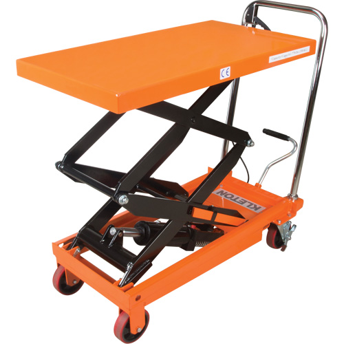 Hydraulic Scissor Lift Table, 35-3/4" L x 19-3/4" W, Steel, 770 lbs. Capacity TGS INDUSTRIEL