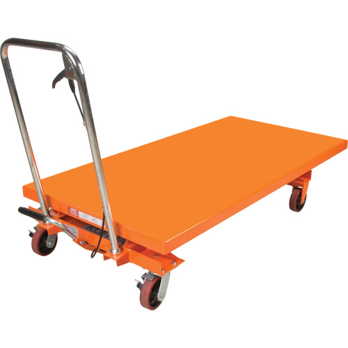 Table &eacute;l&eacute;vatrice &agrave; ciseaux hydraulique, 63" lo x 31-1/2" la, Acier, Capacit&eacute; 1100 lb TGS INDUSTRIEL