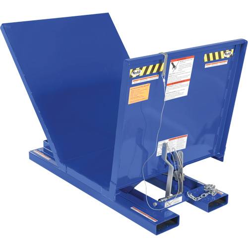 Tr&eacute;mie &agrave; parois ouvrantes, Acier, 1 vg³, Bleu TGS INDUSTRIEL
