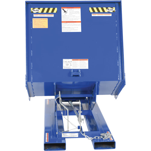 Tr&eacute;mie &agrave; parois ouvrantes, Acier, 1 vg³, Bleu TGS INDUSTRIEL