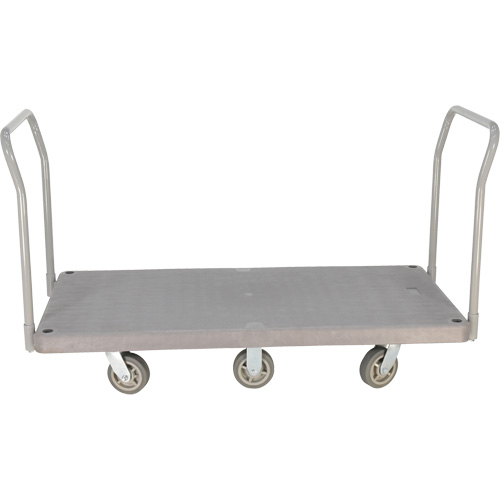 Heavy Duty Plastic Platform Truck, 60" L x 30" W, 3000 lbs. Cap., Polyurethane Wheels TGS INDUSTRIEL