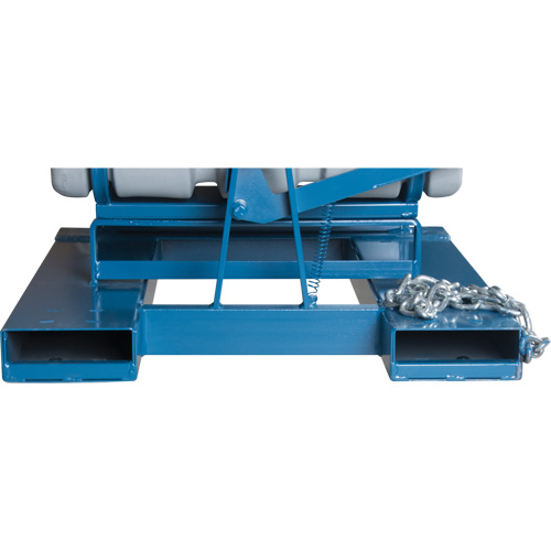 Self-Dumping Hopper, Polyethylene, 5/8 cu.yd., Grey TGS INDUSTRIEL