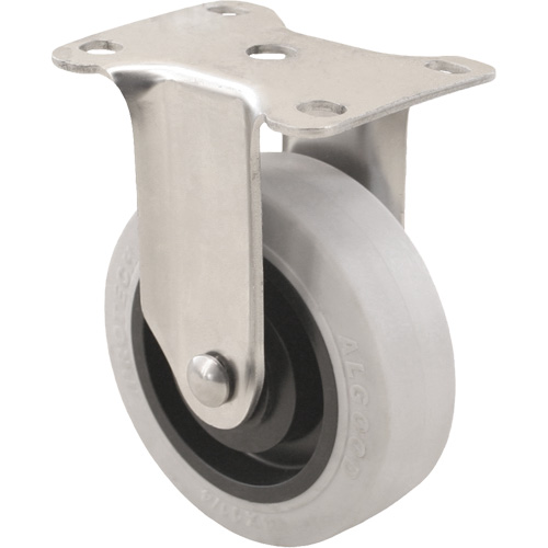 Roulette 2309, Fixe, 4" (101,6 mm), Gris Envirothane, 350 lb (158,8 kg) TGS INDUSTRIEL