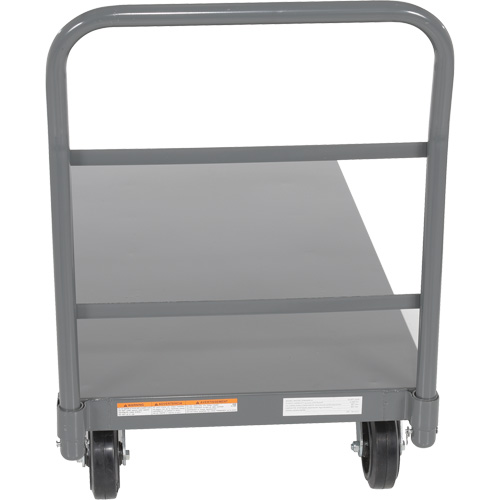 Chariot &agrave; plateforme, 48" lo x 24" la x Capacit&eacute; 2000 lb, Roues en Caoutchouc TGS INDUSTRIEL