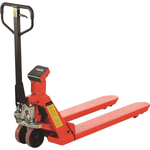 Eco Weigh-Scale Pallet Truck, 48" L x 27" W, 4400 lbs. Cap. TGS INDUSTRIEL