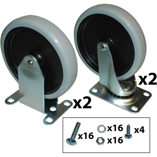 Utility Cart Caster Kit TGS INDUSTRIEL