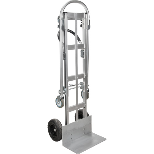 Convertible Hand Truck, Aluminum, 800 lbs. Capacity TGS INDUSTRIEL