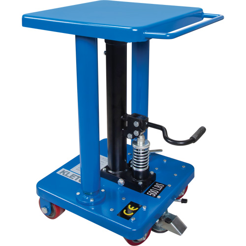 Hydraulic Work Table, 18" L x 18" W, Steel, 500 lbs. Capacity TGS INDUSTRIEL