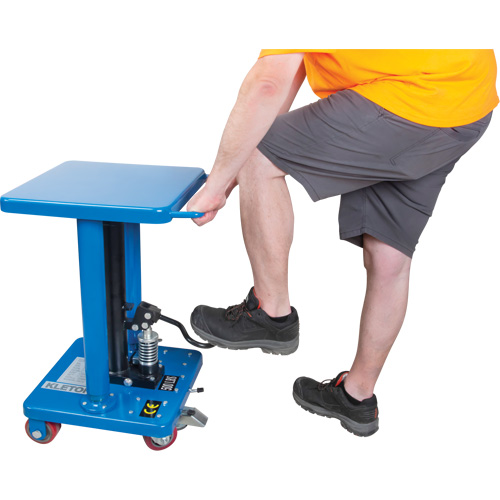 Hydraulic Work Table, 18" L x 18" W, Steel, 500 lbs. Capacity TGS INDUSTRIEL