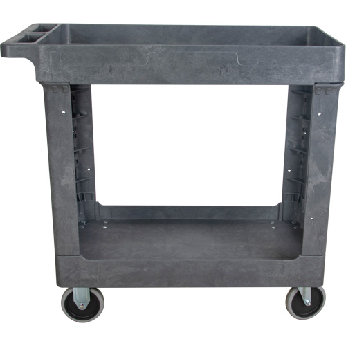 Chariot utilitaire pour l'entretien, 2 tiers, 16-1/2" x 32-1/2" x 34-1/2", Capacit&eacute; 550 lb TGS INDUSTRIEL