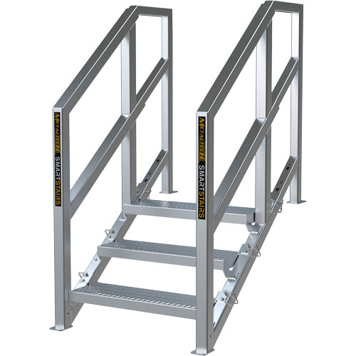 3-5 Step Telescopic Aluminum Smart Stairs TGS INDUSTRIEL