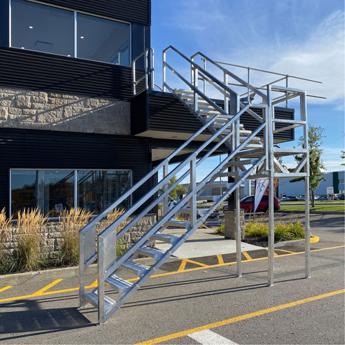3-5 Step Telescopic Aluminum Smart Stairs TGS INDUSTRIEL