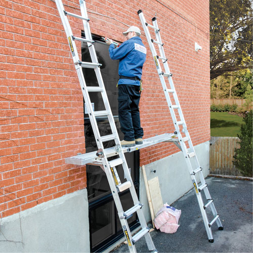Planche de travail t&eacute;lescopique, 108" la x 12" pr, Capacit&eacute; de 250 lb, D&eacute;mont&eacute; TGS INDUSTRIEL