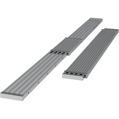 Planche de travail t&eacute;lescopique, 156" la x 12" pr, Capacit&eacute; de 250 lb, D&eacute;mont&eacute; TGS INDUSTRIEL