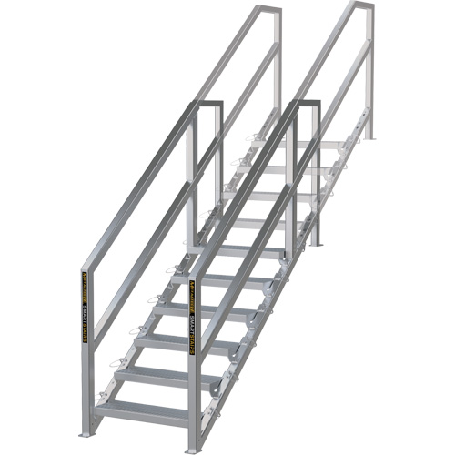 SmartStairs 6-10 Steps Modular Construction Stair System, 75" H TGS INDUSTRIEL
