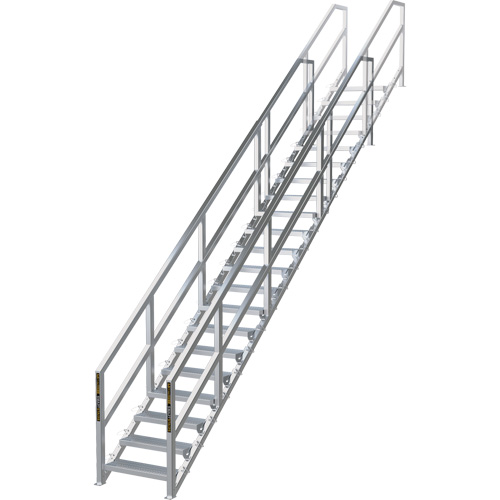 Syst&egrave;me d'escalier modulaire pour la construction de 17-21 marches SmartStairs, 157-1/2" ha TGS INDUSTRIEL