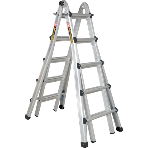 Telescoping Multi-Position Ladder, Aluminum, 300 lbs., CSA Grade 1A TGS INDUSTRIEL