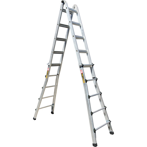 Telescoping Multi-Position Ladder, Aluminum, 300 lbs., CSA Grade 1A TGS INDUSTRIEL
