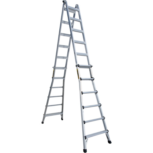 Telescoping Multi-Position Ladder, Aluminum, 300 lbs. TGS INDUSTRIEL