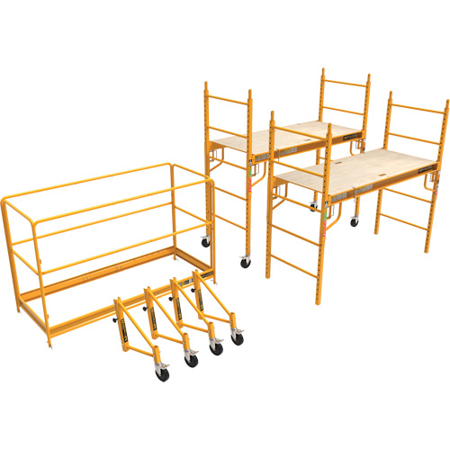 Trousse compl&egrave;te de tour d'&eacute;chafaudage pour cloison s&egrave;che de 12', 58-1/2" p x 183" h TGS INDUSTRIEL