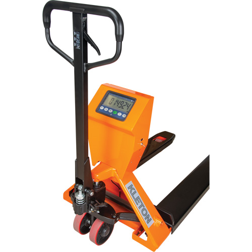 Digital Scale Pallet Truck, 44.5" L x 27.75" W, 4400 lbs. Cap. TGS INDUSTRIEL